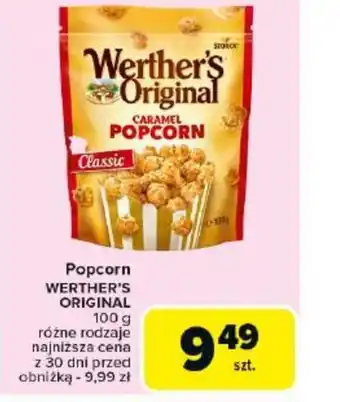 Carrefour Popcorn Werther's Original oferta