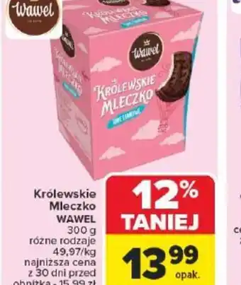 Carrefour Królewskie Mleczko Wawel oferta