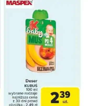 Carrefour Deser Kubuś oferta