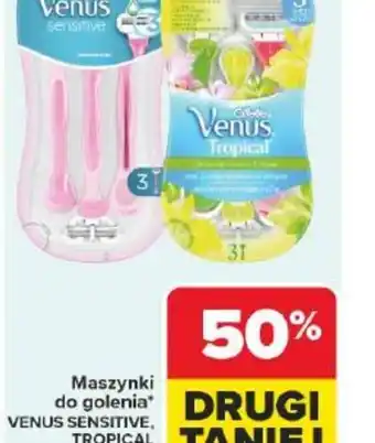 Carrefour Maszynki do golenia Venus Sensitive, Tropical oferta