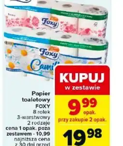 Carrefour Papier toaletowy Foxy oferta