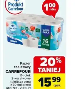 Carrefour Papier toaletowy Carrefour oferta