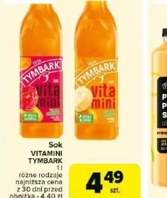 Carrefour Sok Vitamini Tymbark oferta