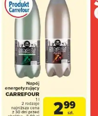 Carrefour Napój energetyzujący Carrefour oferta