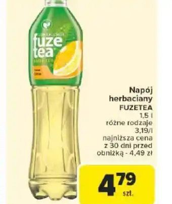 Carrefour Napój herbaciany Fuzetea oferta