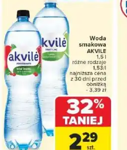 Carrefour Woda smakowa Akvile oferta