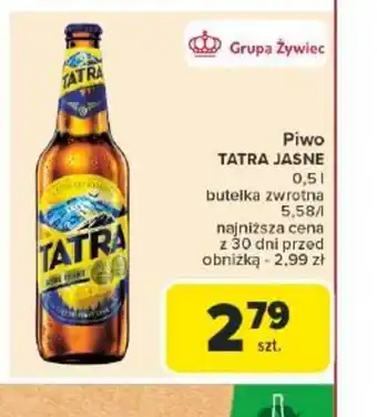 Carrefour Piwo Tatra Jasne oferta