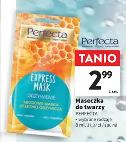 Intermarche Maseczka miodowa głęboko odżywcza Perfecta Express Mask oferta