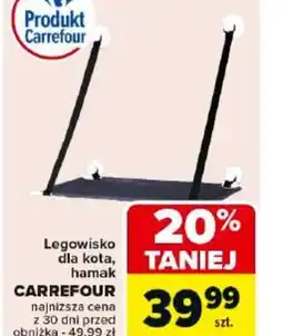 Carrefour Legowisko dla kota, hamak Carrefour oferta