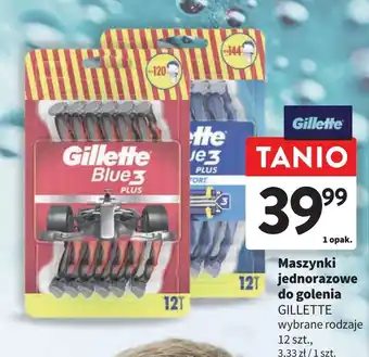 Intermarche Maszynka do golenia nitro Gillette Blue 3 Plus oferta