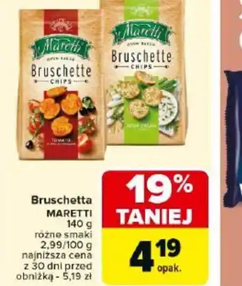 Carrefour Bruschetta Maretti oferta