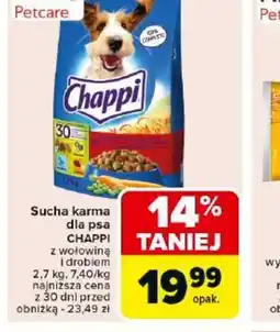 Carrefour Sucha karma dla psa Chappi oferta