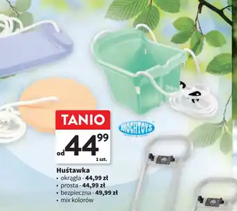 Intermarche Huśtawka bezpieczna Mochtoys oferta