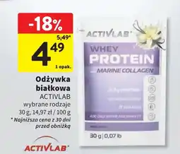 Intermarche Odżywka białkowa o smaku waniliowym Activlab oferta