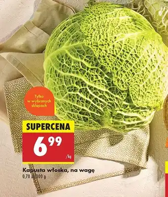 Biedronka Kapusta włoska oferta