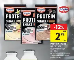 Intermarche Protein shake czekoladowy Dr. Oetker oferta