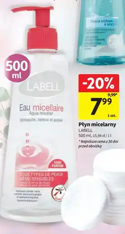 Intermarche Płyn micelarny Labell oferta