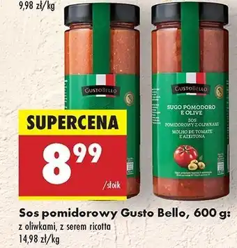 Biedronka Sos pomidorowy z serem ricotta Gustobello oferta