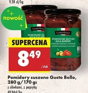 Biedronka Pomidory suszone z papryką Gustobello oferta