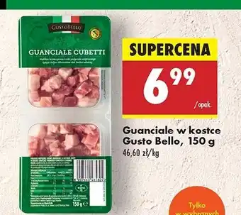 Biedronka Guanciale kostka Gustobello oferta