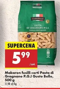 Biedronka Makaron di gragnano pgi fusilli corti bucati Gustobello oferta