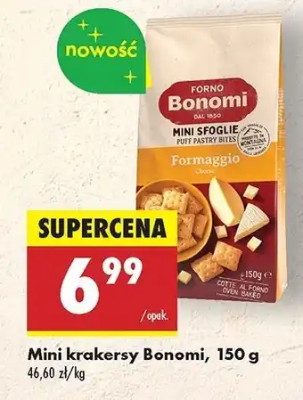 Biedronka Mini krakersy serowe Bonomi oferta