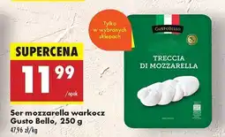 Biedronka Ser mozzarella warkocz Gustobello oferta