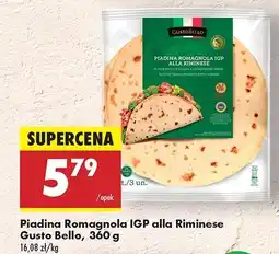 Biedronka Piadina romagnola igp alla riminese Gustobello oferta