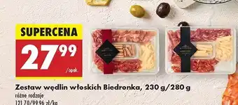 Biedronka Zestaw wędlin włoskich Biedronka oferta