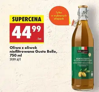 Biedronka Oliwa z oliwek non filtrato Gustobello oferta