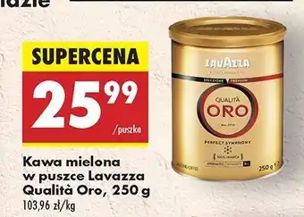 Biedronka Kawa - puszka Lavazza Qualita Oro oferta