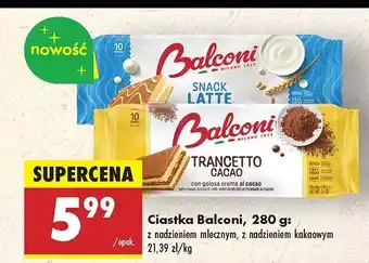 Biedronka Ciastka trancetto cacao Balconi oferta