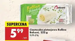 Biedronka Ciastka rollino pistacja Balconi oferta