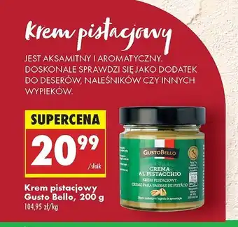 Biedronka Krem pistacjowy Gustobello oferta