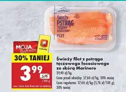 Biedronka Pstrąg tęczowo-łososiowy filet Marinero oferta