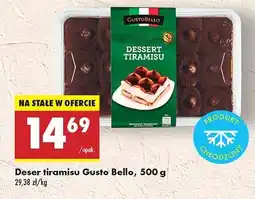 Biedronka Deser tiramisu Gustobello oferta