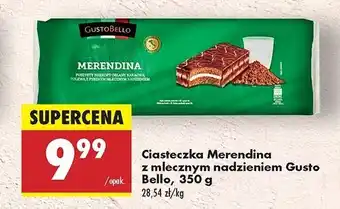 Biedronka Ciasteczka merendina Gustobello oferta