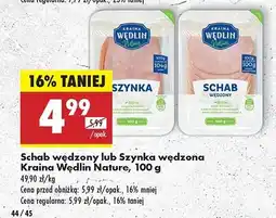 Biedronka Szynka wędzona Kraina Mięs Nature oferta