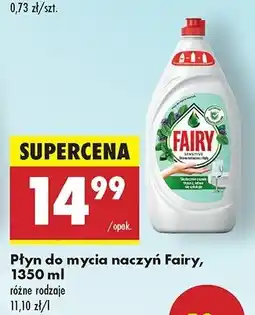 Biedronka Płyn do mycia naczyń teatree & mint Fairy Sensitive oferta