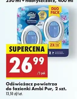 Biedronka Odświeżacz powietrza lenor spring awakening Ambi Pur Bathroom oferta