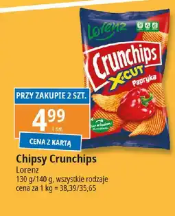 E.Leclerc Chipsy paprykowe Crunchips X-Cut oferta