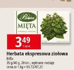 E.Leclerc Herbatka ziołowa mięta Bifix oferta