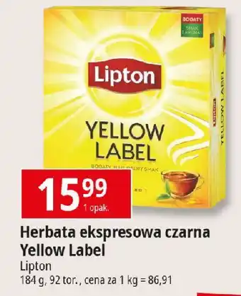 E.Leclerc Herbata Lipton Yellow Label Tea oferta