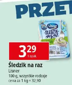 E.Leclerc Śledzik na raz z cebulką Lisner Na Raz oferta