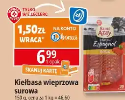 E.Leclerc Chorizo hiszpańskie Wiodąca Marka Saint Azay oferta