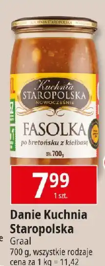 E.Leclerc Fasolka po bretońsku z kiełbasą Kuchnia Staropolska oferta