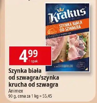 E.Leclerc Szynka od szwagra Krakus Animex oferta