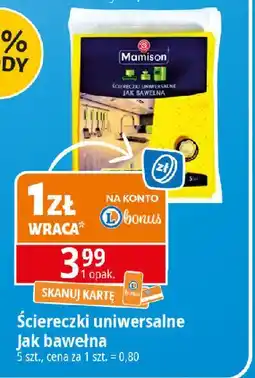 E.Leclerc Ściereczki uniwersalne Wiodąca Marka Mamison oferta