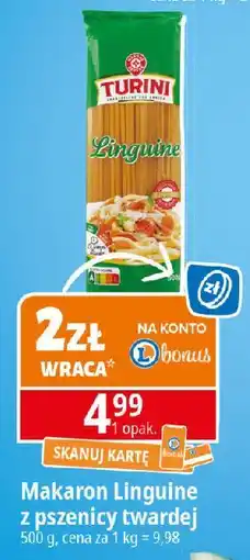 E.Leclerc Makaron linguine Wiodąca Marka Turini oferta