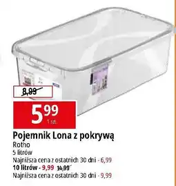 E.Leclerc Pojemnik lona 10 l Rotho oferta